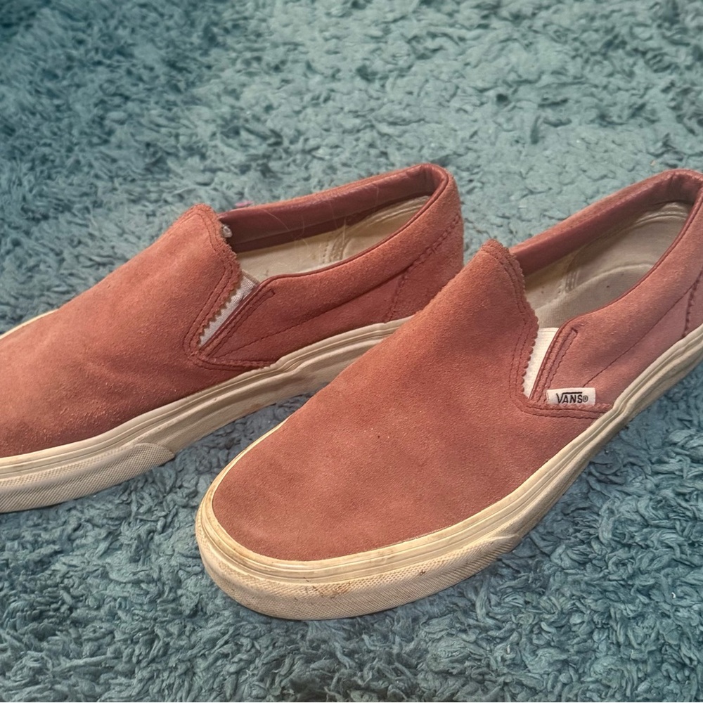 Vans Men's Dusty Rose Slip-On Loafers